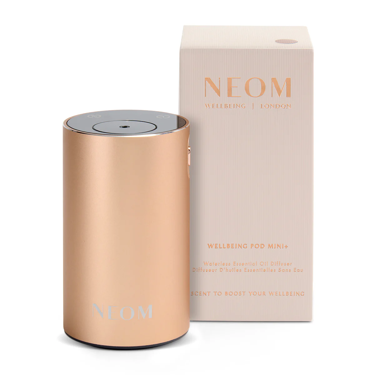 Wellbeing Pod Mini+ Waterless Essential Oil Diffuser in Rose Gold - Image 9